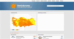 Desktop Screenshot of denizdurumu.com