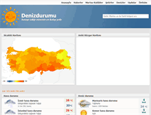 Tablet Screenshot of denizdurumu.com